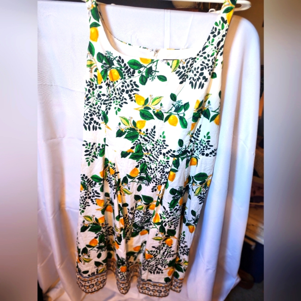 Lemon design spring plus size 16 Dress by roz&Ali